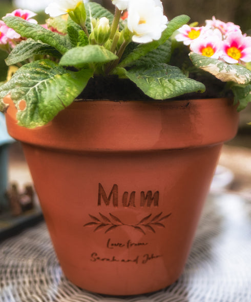 Mum Personalised Plant Pot